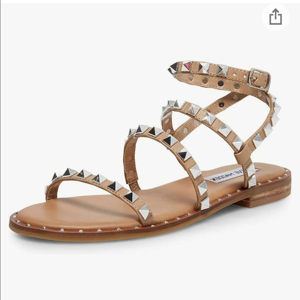 A new day studded gladiator sandal. Never worn. 8.5.